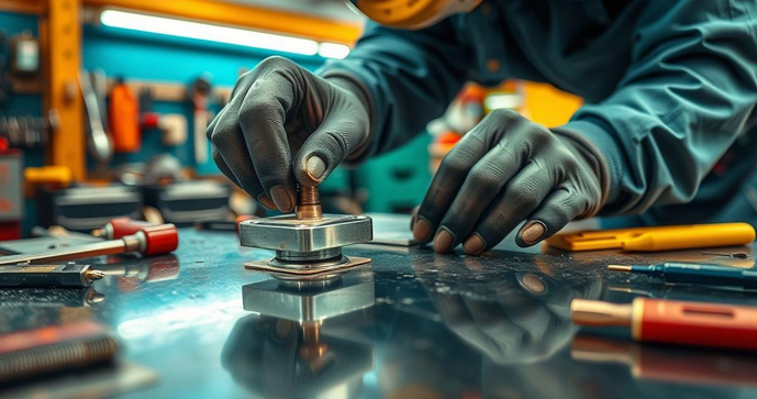 Placa Magnética de Fixação: Versatilidade em Ação